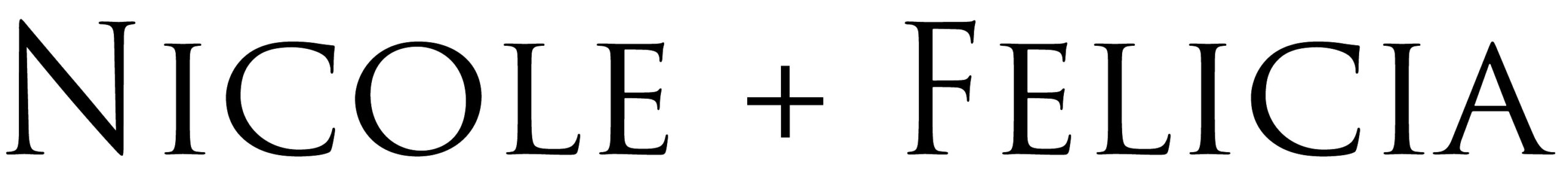 Nicole + Felicia logo