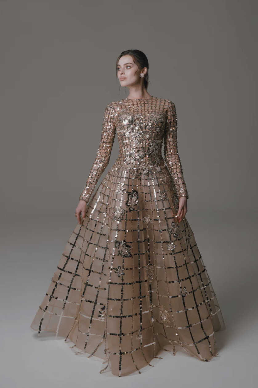 Nicole + Felicia FW26 designer evening dresses